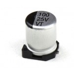 100uf 25 VOLT SMD ELECTROLYTIC CAPACITOR(MAKE:HYNCDZ)